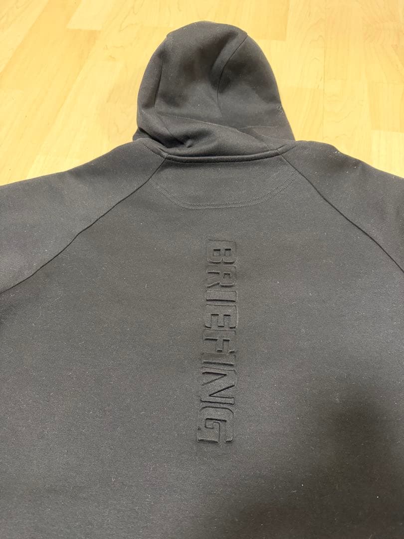 着用1回！ほぼ新品！BRIEFING GOLF フード付ジャケット ブラック L