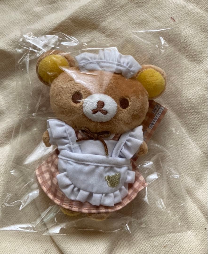 喫茶リラックマ サクマドロップスリラックマ おでかけぬいぐるみキーホルダー