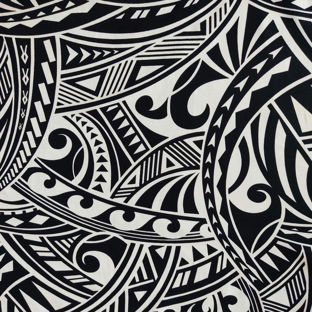 フラダンス タヒチアンパレオ トライバル　ロングパレオ　タヒチ