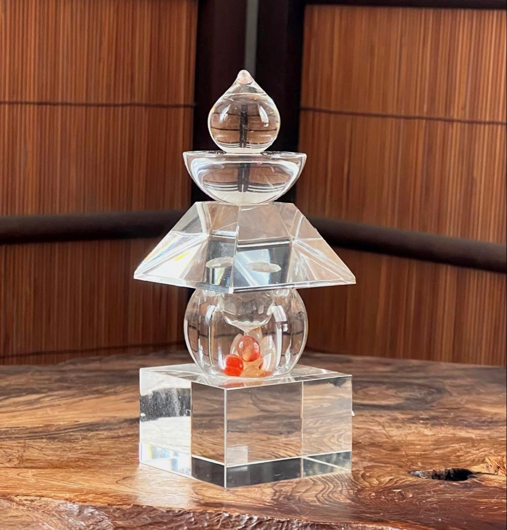 仏教美術 五輪塔 舎利塔 クリスタル