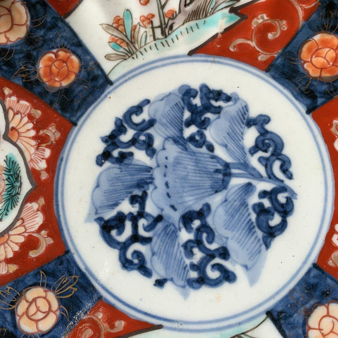 古伊万里、小判形、ワレ、カケ、キズなし、