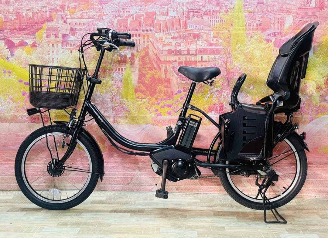 ZK3345 電動自転車 ヤマハ パスバビー 子供乗せ 20インチ 送料無料