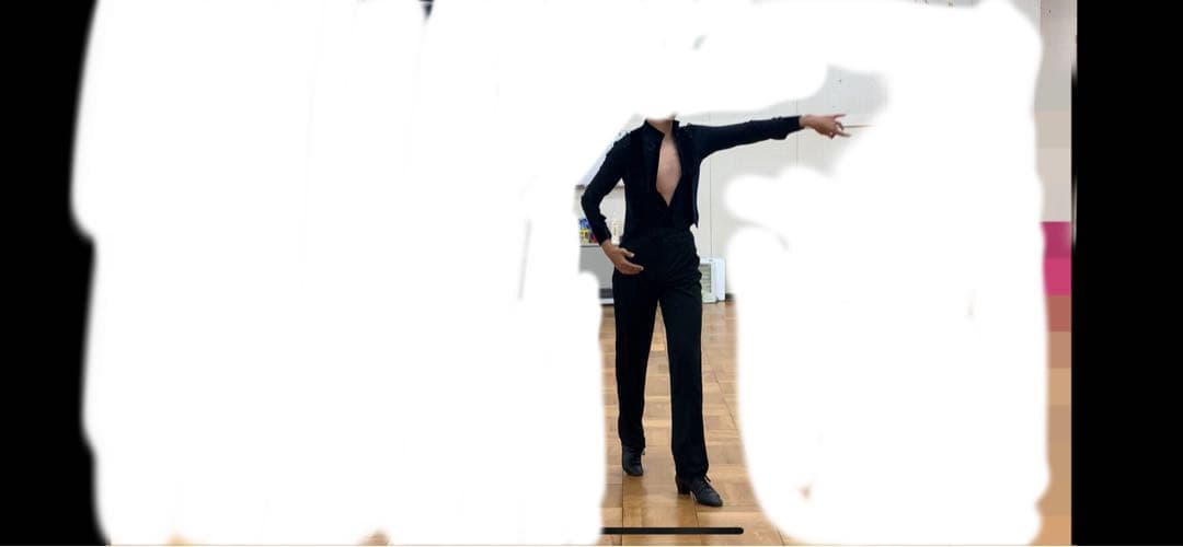 【期間限定価格】社交ダンス　ラテン　メンズ試合用セット（1回だけ着用)