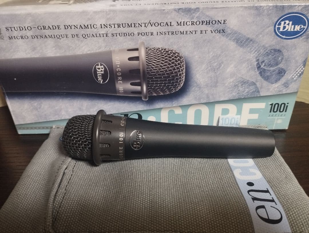 【レア物美品】BLUE ダイナミックマイク enCORE 100i black