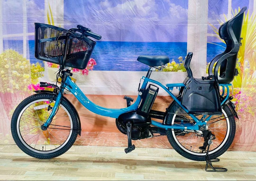 ヤマハパスキス2019⭐️12AH人気モデル！子供乗せ電動アシスト自転車Y3291