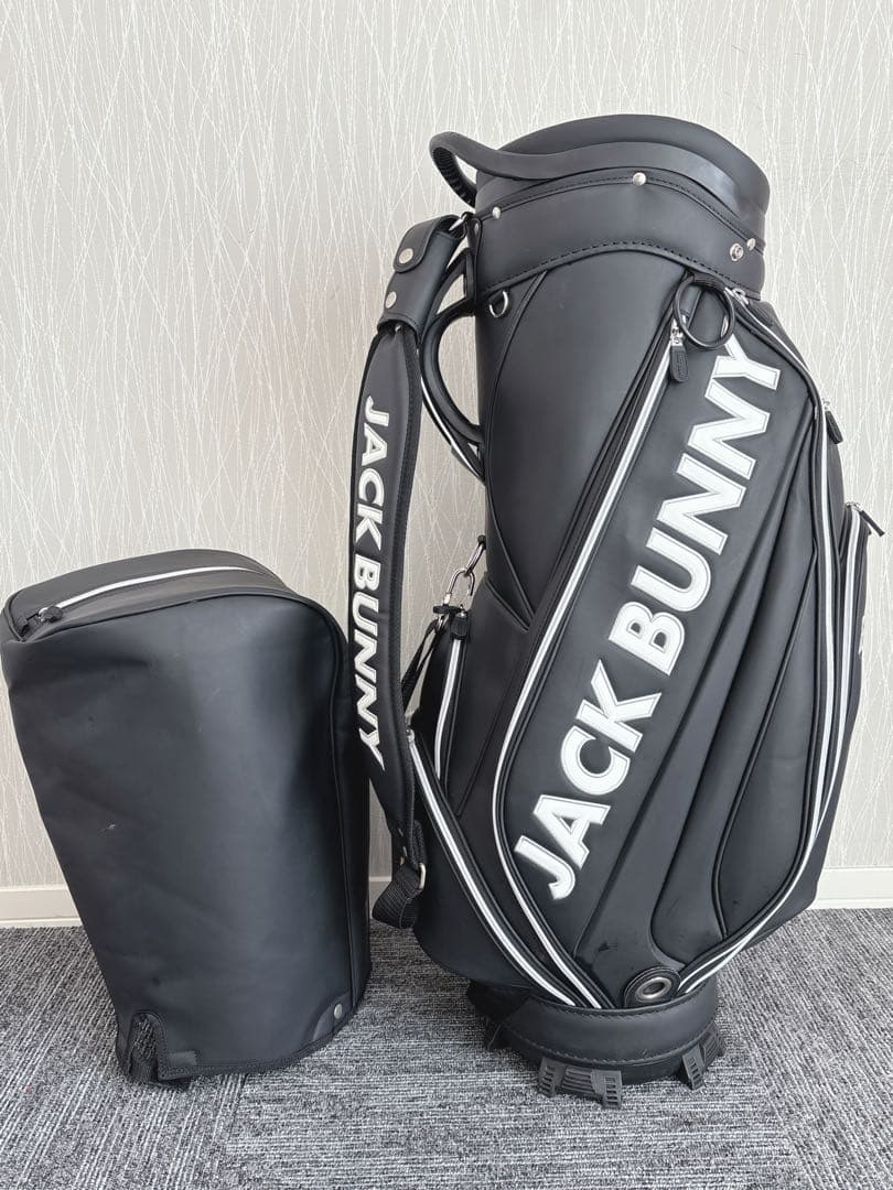 美品❗️JACK BUNNY/ジャックバニー 9型 合成革製キャディバッグ 希少