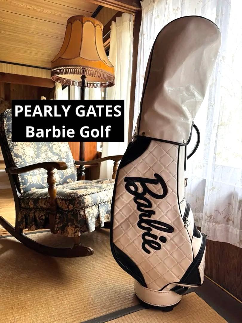 希少ホワイトBarbie ゴルフバッグ・キャディバッグ