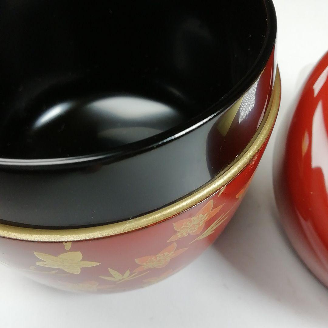 Ｗ２３７　棗　『立雛』『中棗』『和田春峰 作』　共箱　茶道具