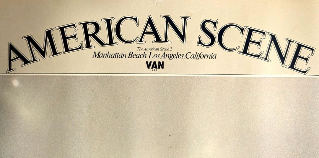 ヴァン ヂャケット 1976年 ノベルティ シーン ポスター 操上和美 撮影作品