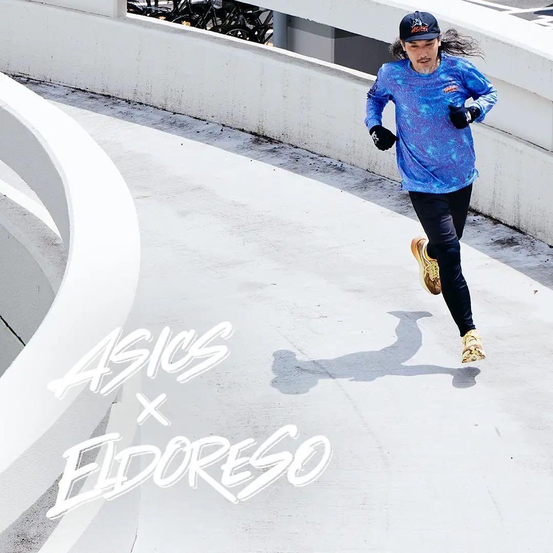 アシックス エルドレッソ コラボ 長袖Tシャツ ロングTシャツ S 即完売 稀少