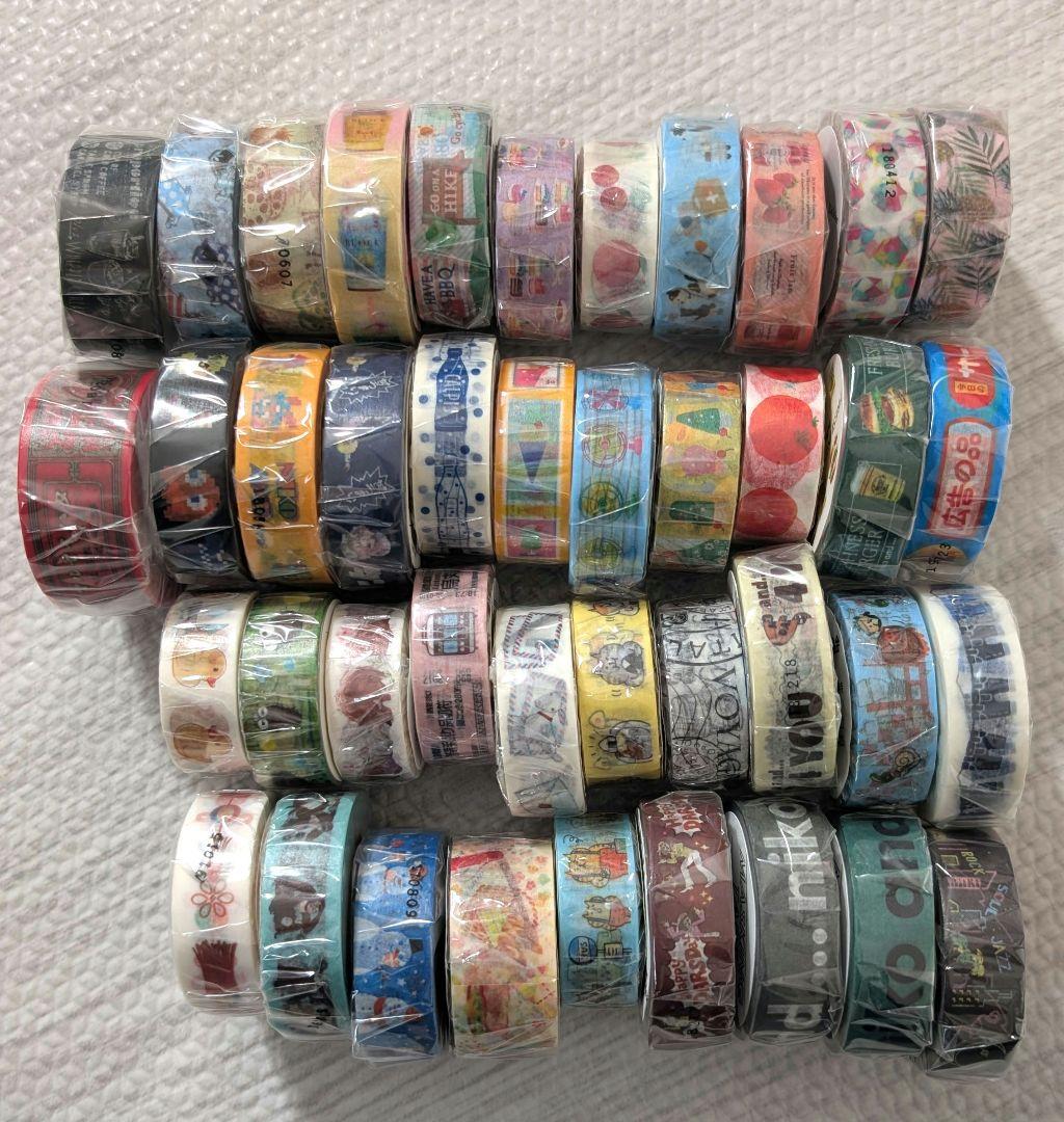 新品未使用 マスキングテープ 大量 まとめ売り 約140個