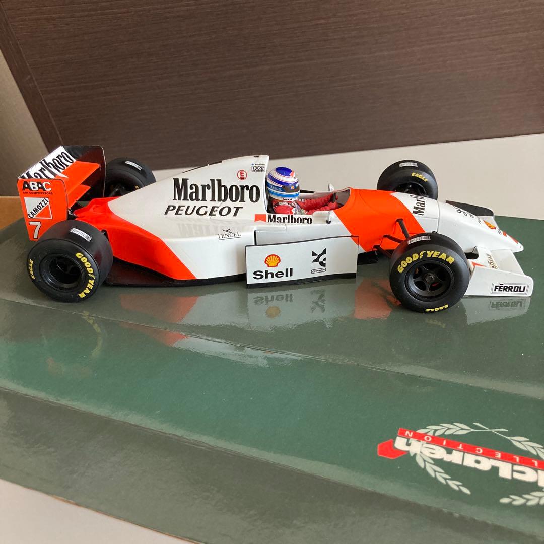 ミニカー Marlboro McLaren Peugeot MP 4/9 1/18