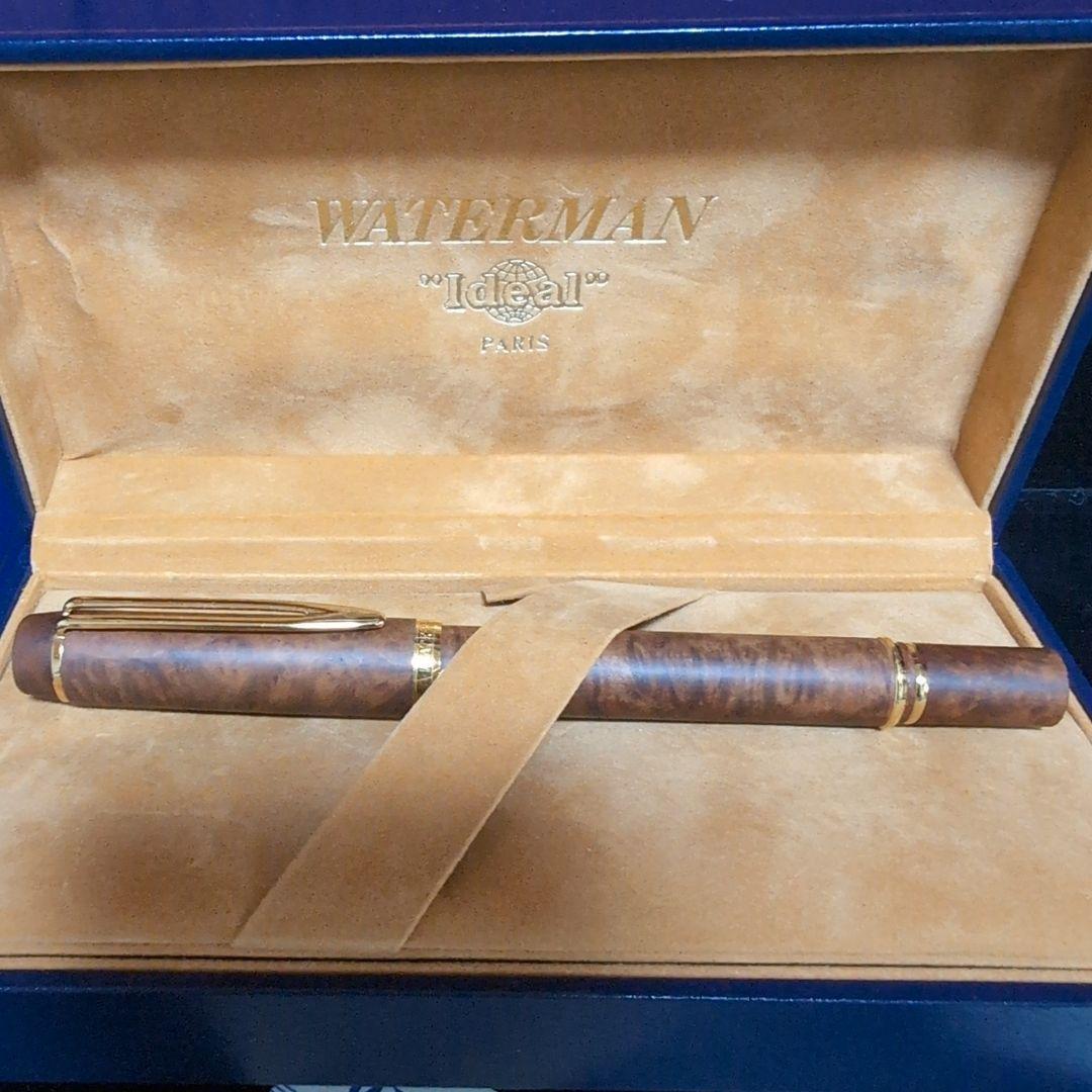 【綺麗♪】 ウォーターマン 万年筆 ル・マン100 ブライヤー 木軸