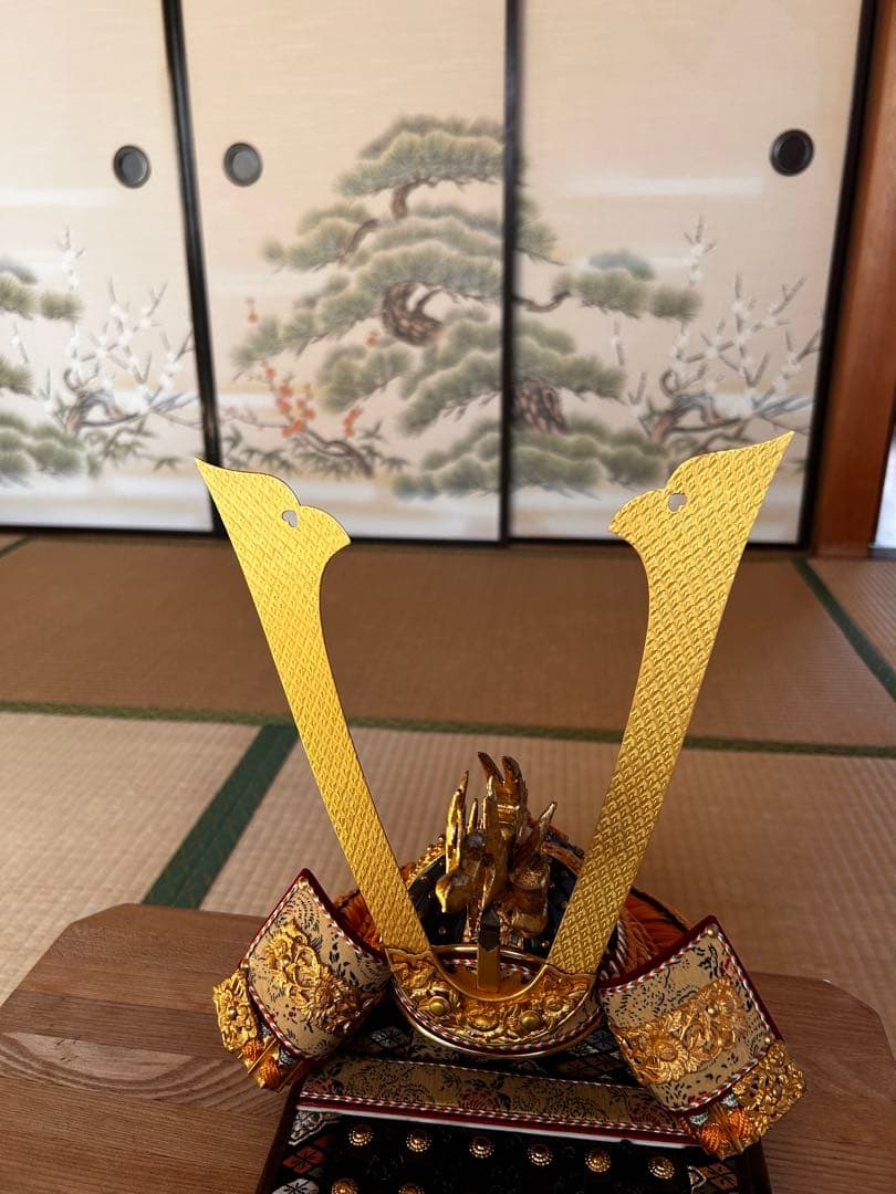 ★金箔押大鎧　伝統的な日本の武士の鎧★