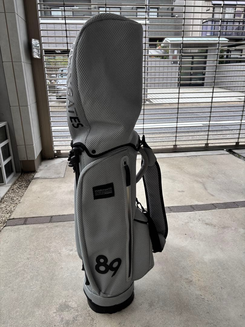 PEARLY GATES メッシュキャディバッグ グレー