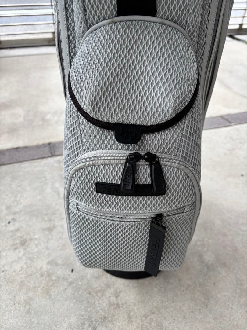 PEARLY GATES メッシュキャディバッグ グレー