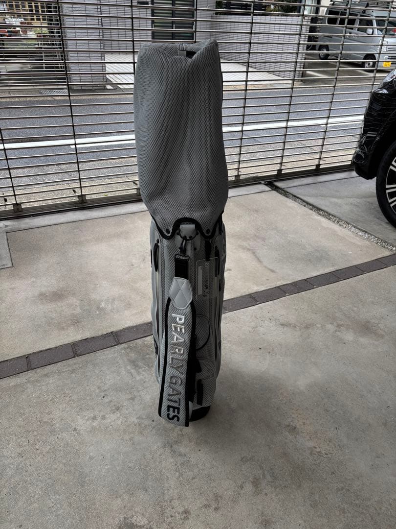 PEARLY GATES メッシュキャディバッグ グレー