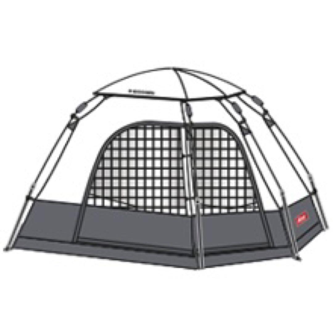 オート キャンプ テント ファミリー 新品 4人用 防水 前室 付き 青 新品