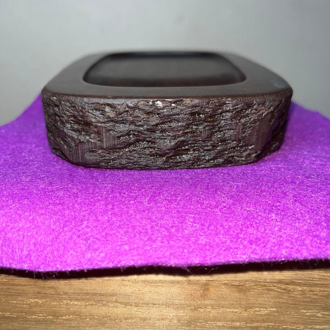 ⭕️赤間紫金硯　新品美品　希少　170cm 自然硯　伝統工藝士　下井昭竜山