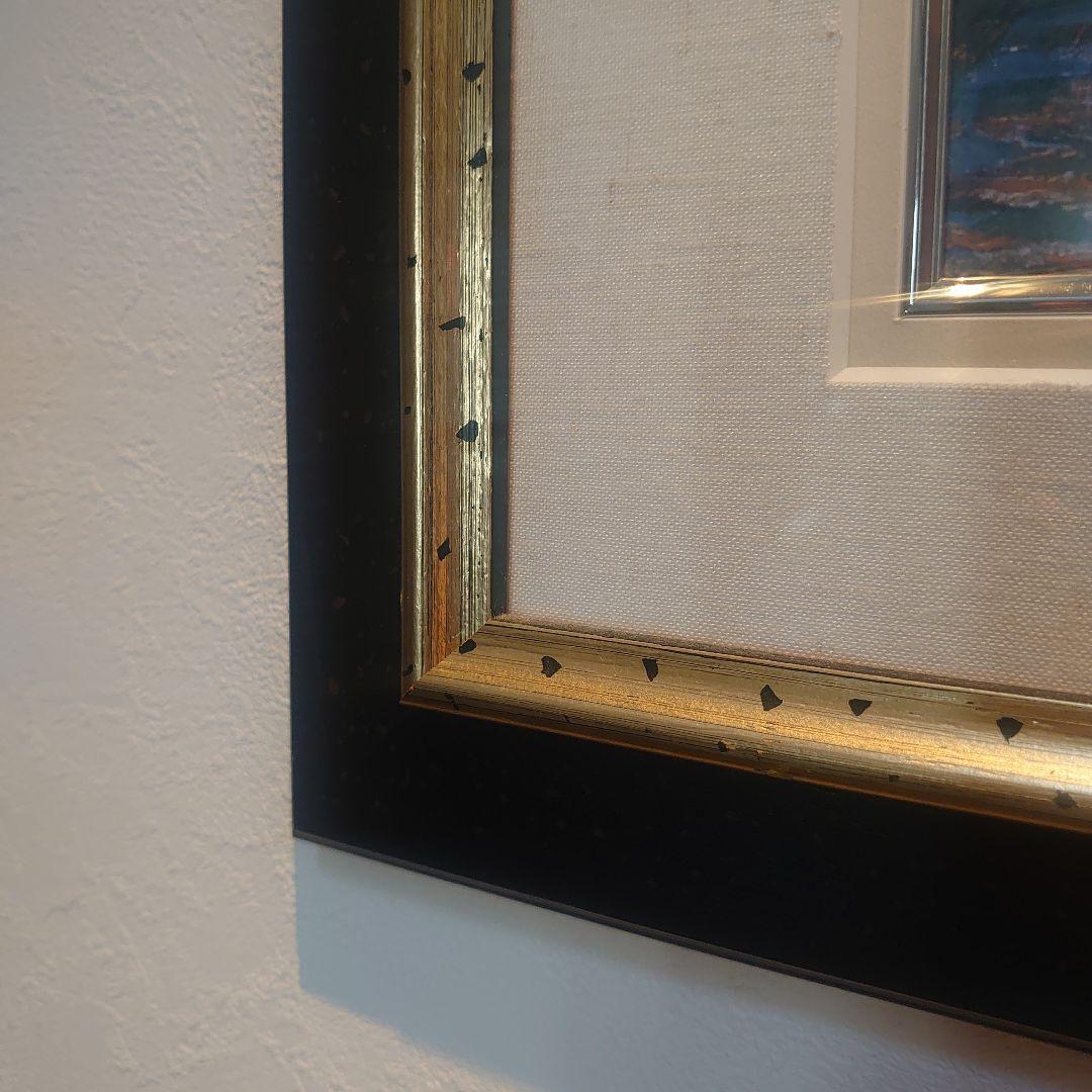 【特注額縁】GOGH　夜のカフェテラス　高級印刷画　複製画　大判