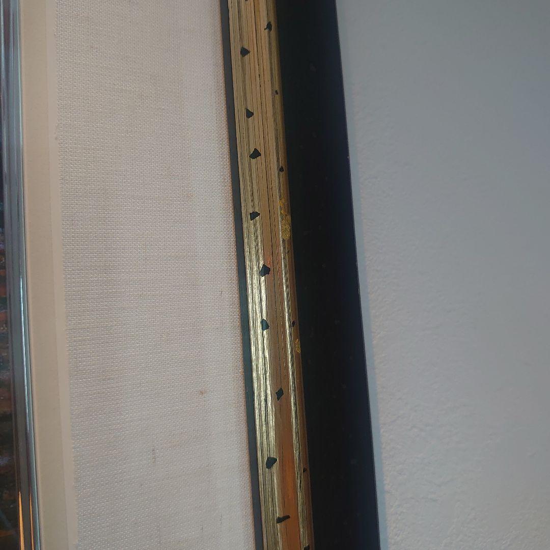 【特注額縁】GOGH　夜のカフェテラス　高級印刷画　複製画　大判