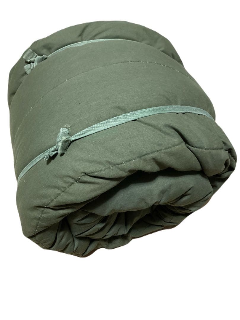 売り切り価格　米軍実物　シュラフ　スリーピングバッグ　中綿入り　ダッフルバッグ付