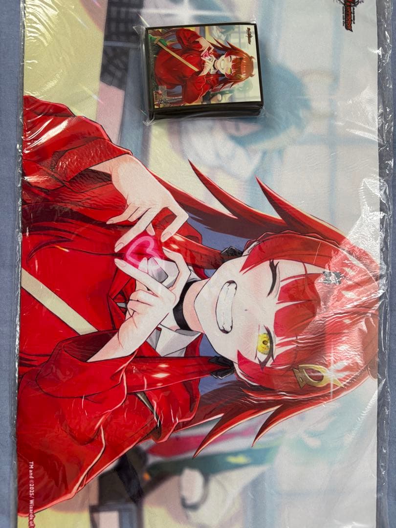 最安値　デュエマ　真久間メガ　プレイマット　スリーブ