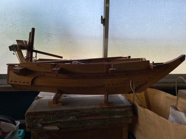 漁船模型（手作り）