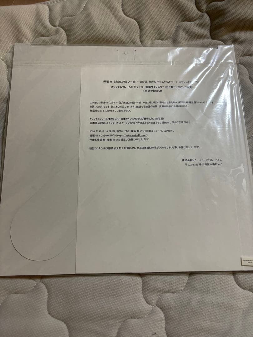 山崎天 直筆サイン入り写真