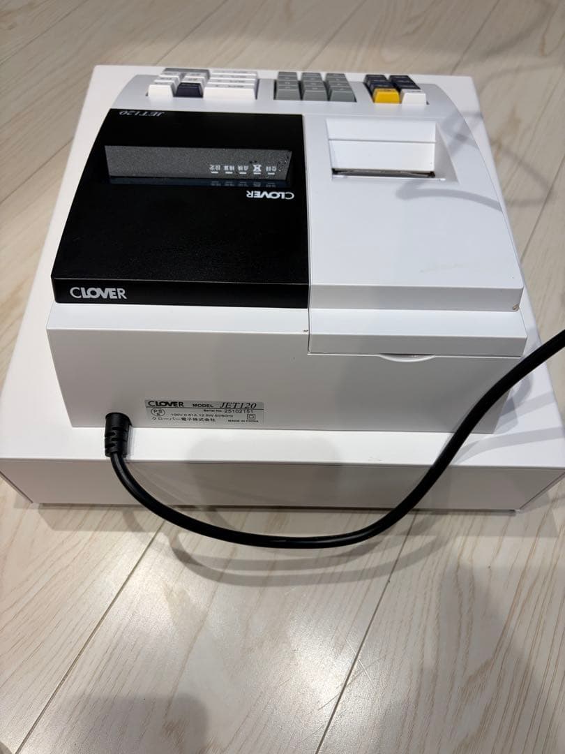 CLOVER JET120 レジスタ 取扱説明書付き