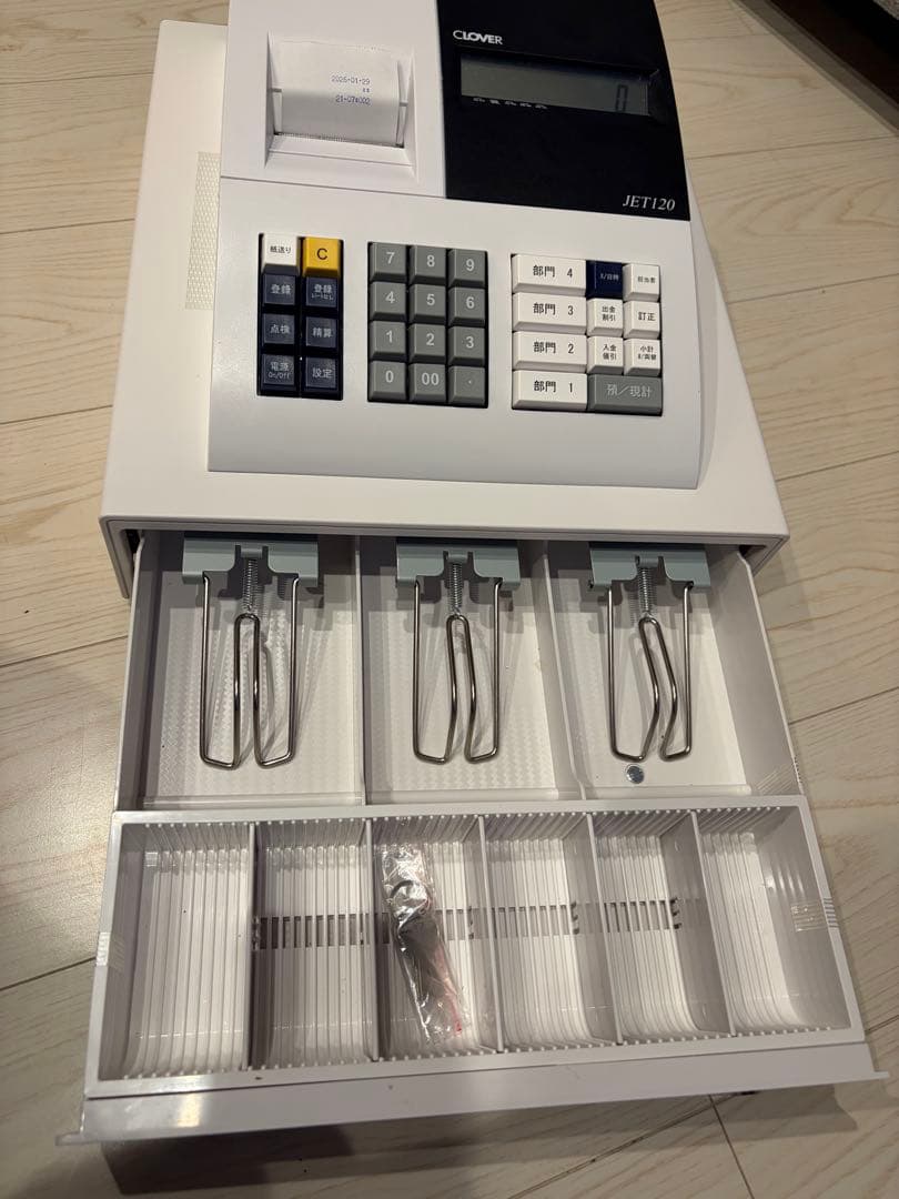 CLOVER JET120 レジスタ 取扱説明書付き