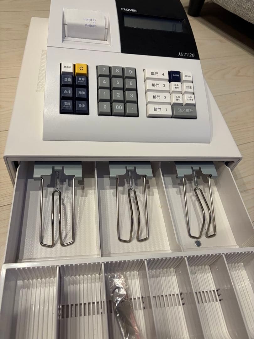 CLOVER JET120 レジスタ 取扱説明書付き