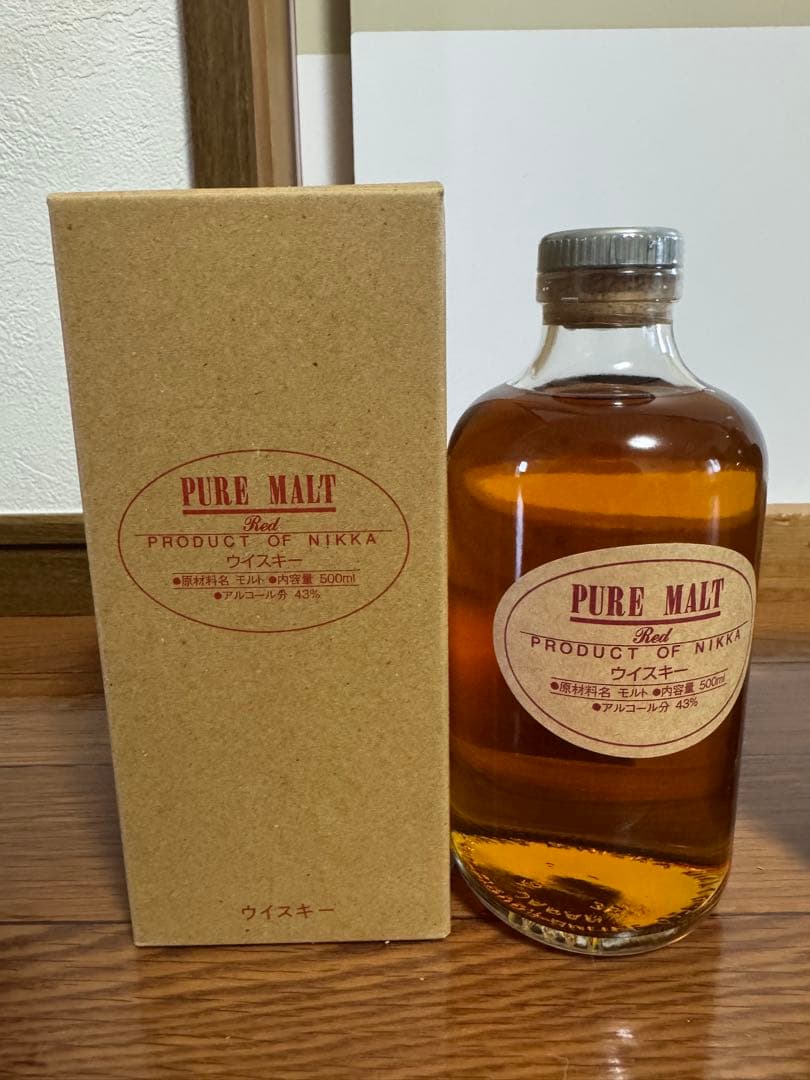 NIKKA PURE MALT ウイスキー ブラック✖️レッド