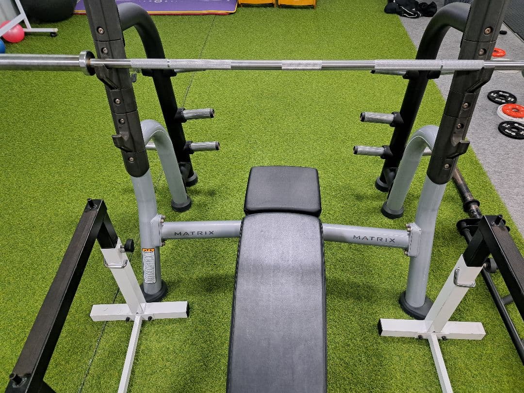 引き取り限定【岡山県】MATRIX ベンチプレス台一式