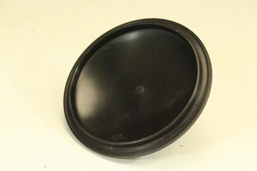 茶道具 鬼面風炉釜 平丸釜 環付 706