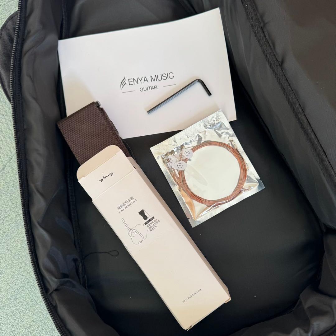 S*n様 Enya Nova Goアコースティックギター ホワイト