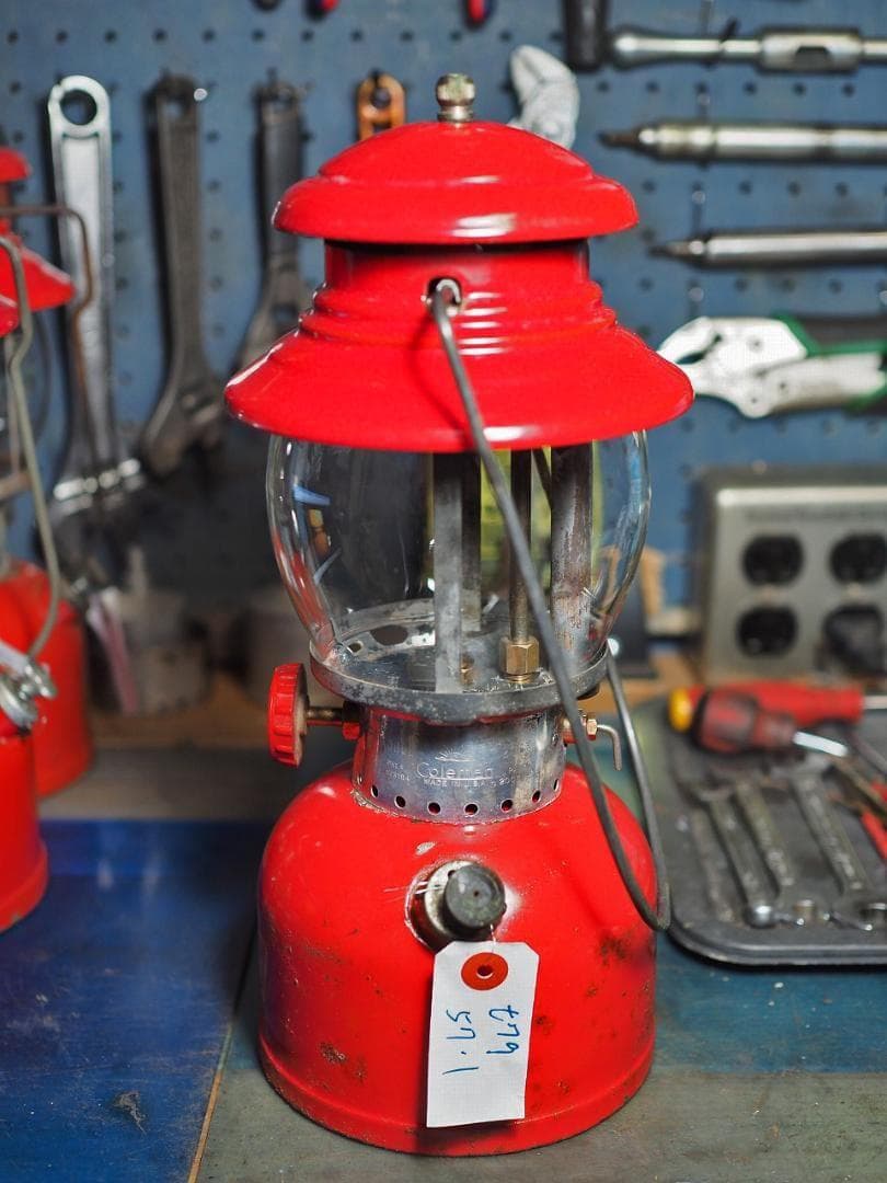 1957年1月 コールマン 200A ランタン（イエローボーダー）t79