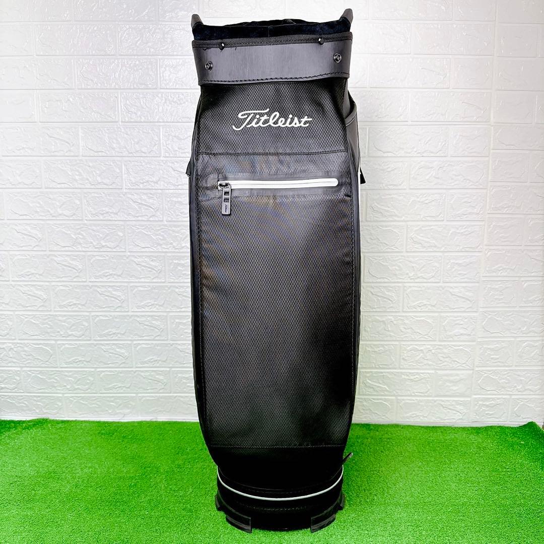 美品☆タイトリスト プレミアム キャディバッグ 2023年 ツアーモデル 防水