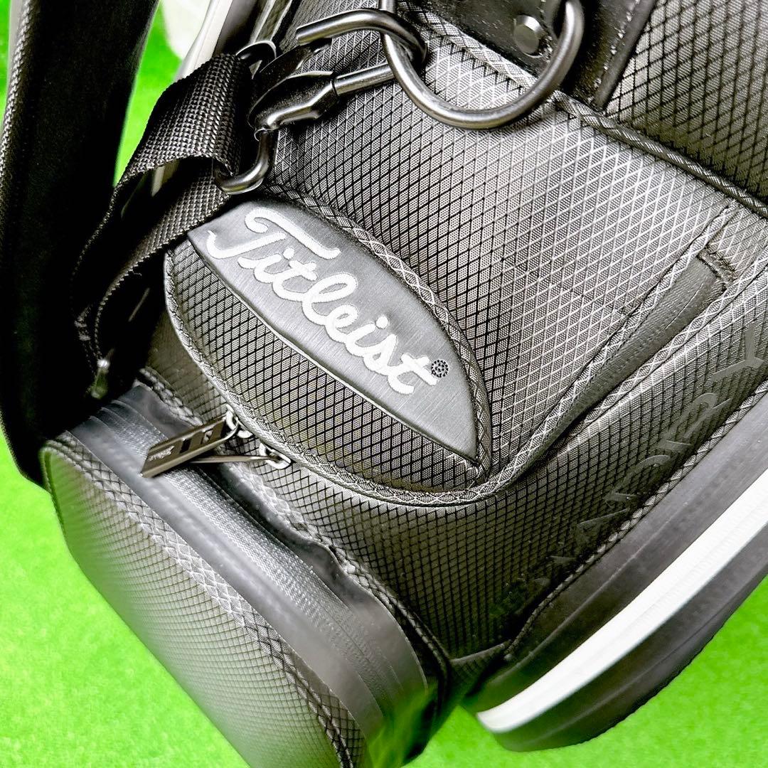 美品☆タイトリスト プレミアム キャディバッグ 2023年 ツアーモデル 防水