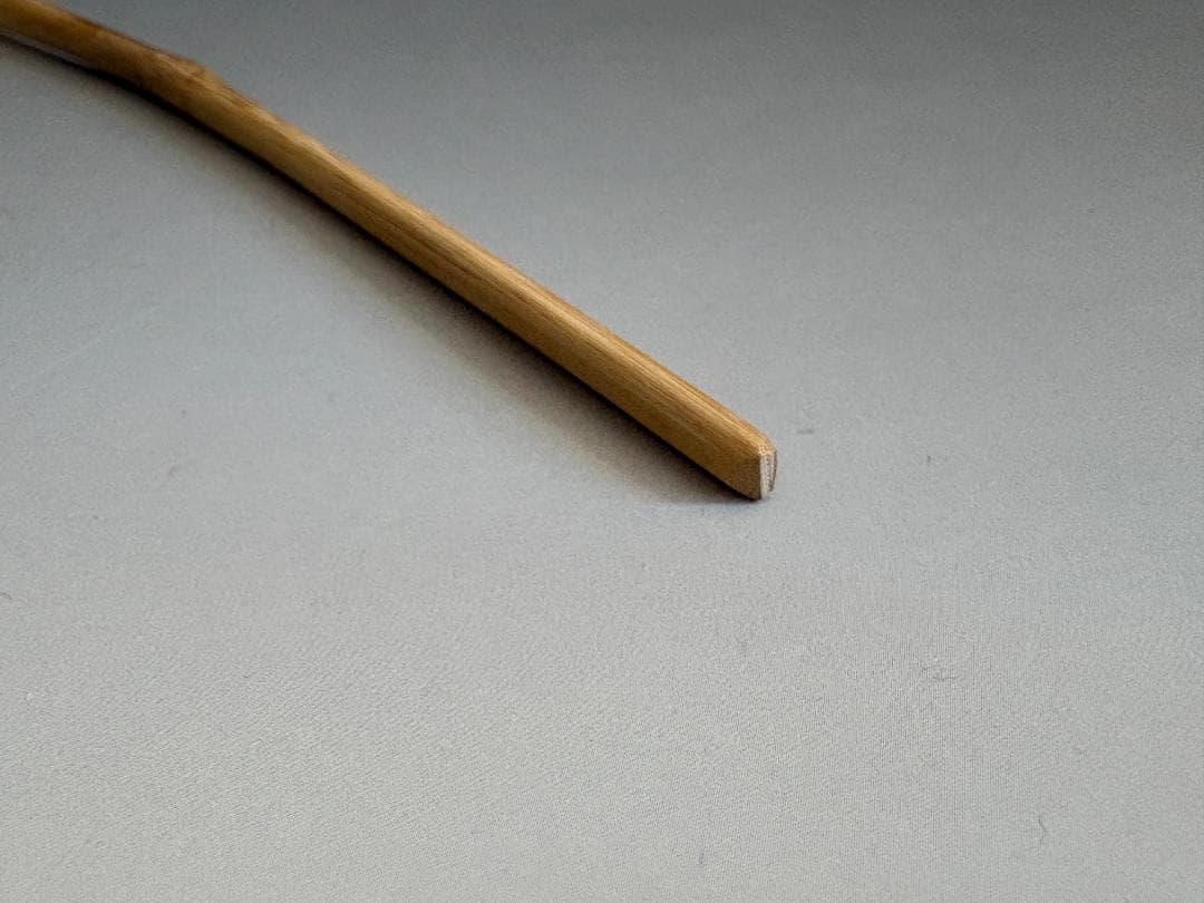 堀内宗完　兼中斎　シミ竹茶杓　銘「常盤」　茶道具