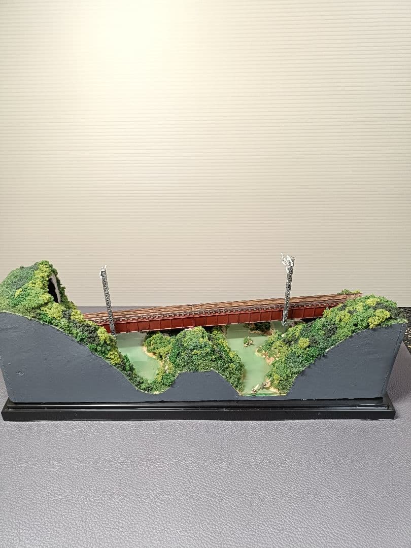 No.48鉄道Nゲージジオラマ車両付き