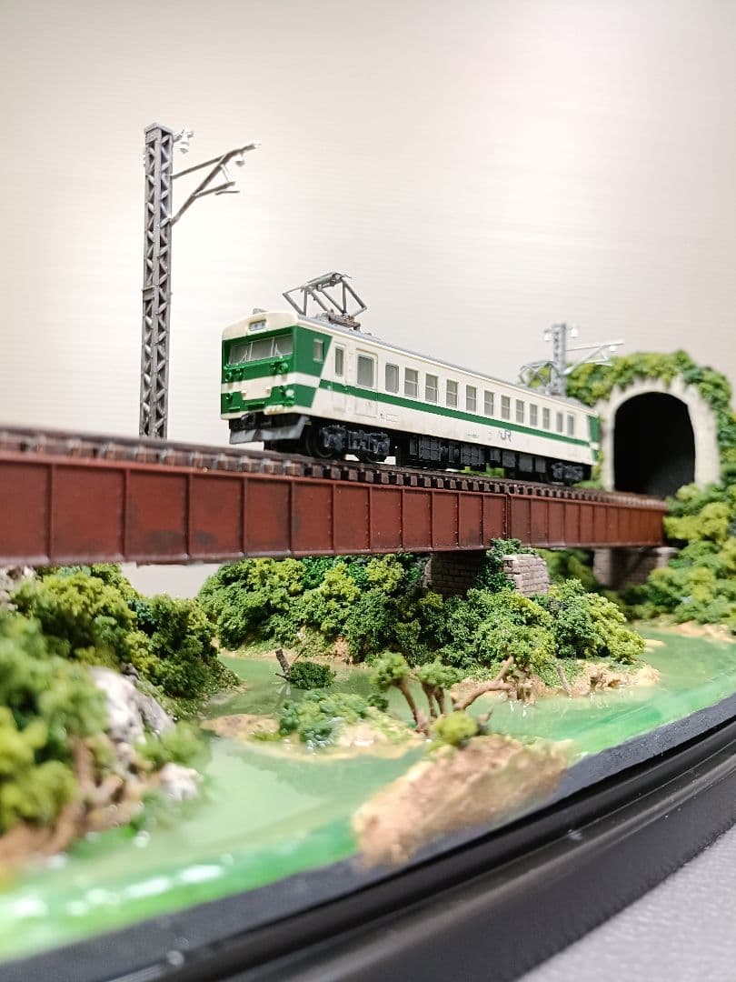 No.48鉄道Nゲージジオラマ車両付き