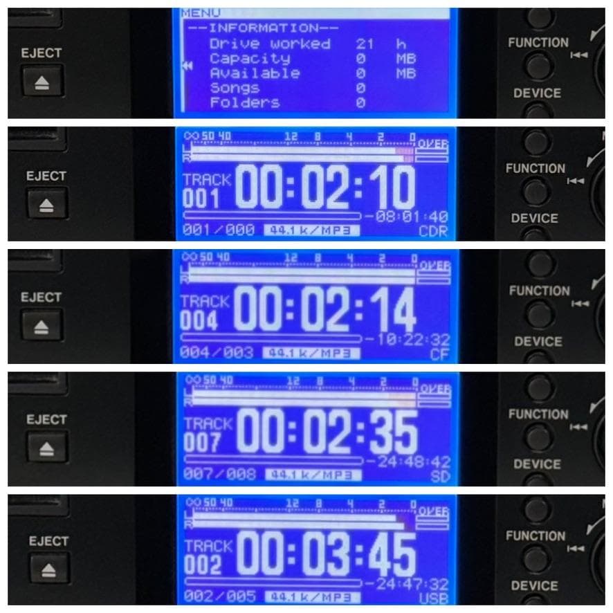 TASCAM ソリッドステートCDステレオオーディオレコーダーSS-CDR200