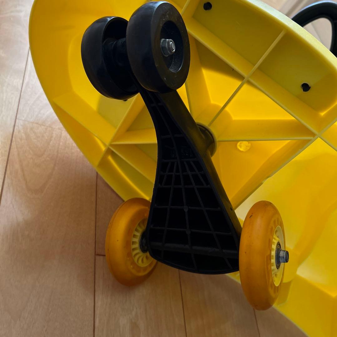 【プラズマカー・ラングスジャパン】黄色 ゴムタイヤ 静音 乗り心地抜群