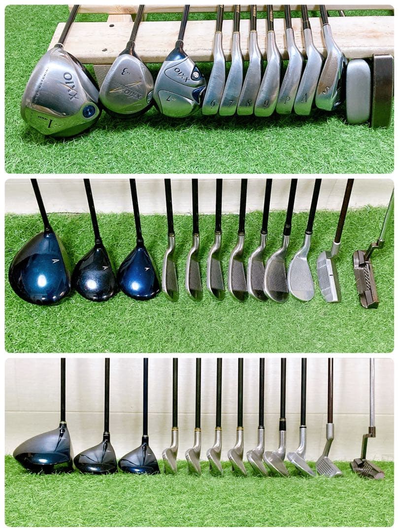 H2 ゼクシオ　初心者オススメ　ゴルフクラブセット　メンズ　12本セット