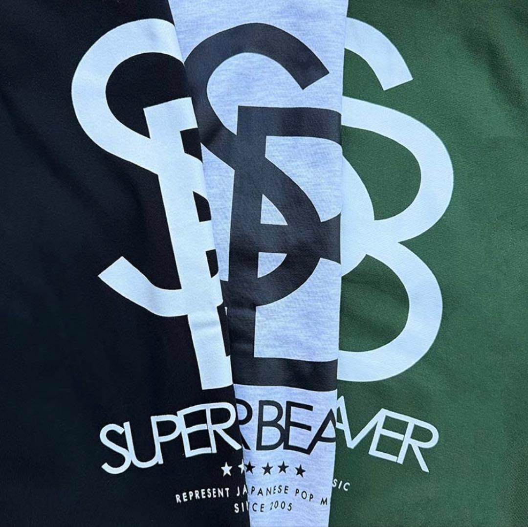 SUPER BEAVER ビックシルエットパーカー グリーン XLサイズ