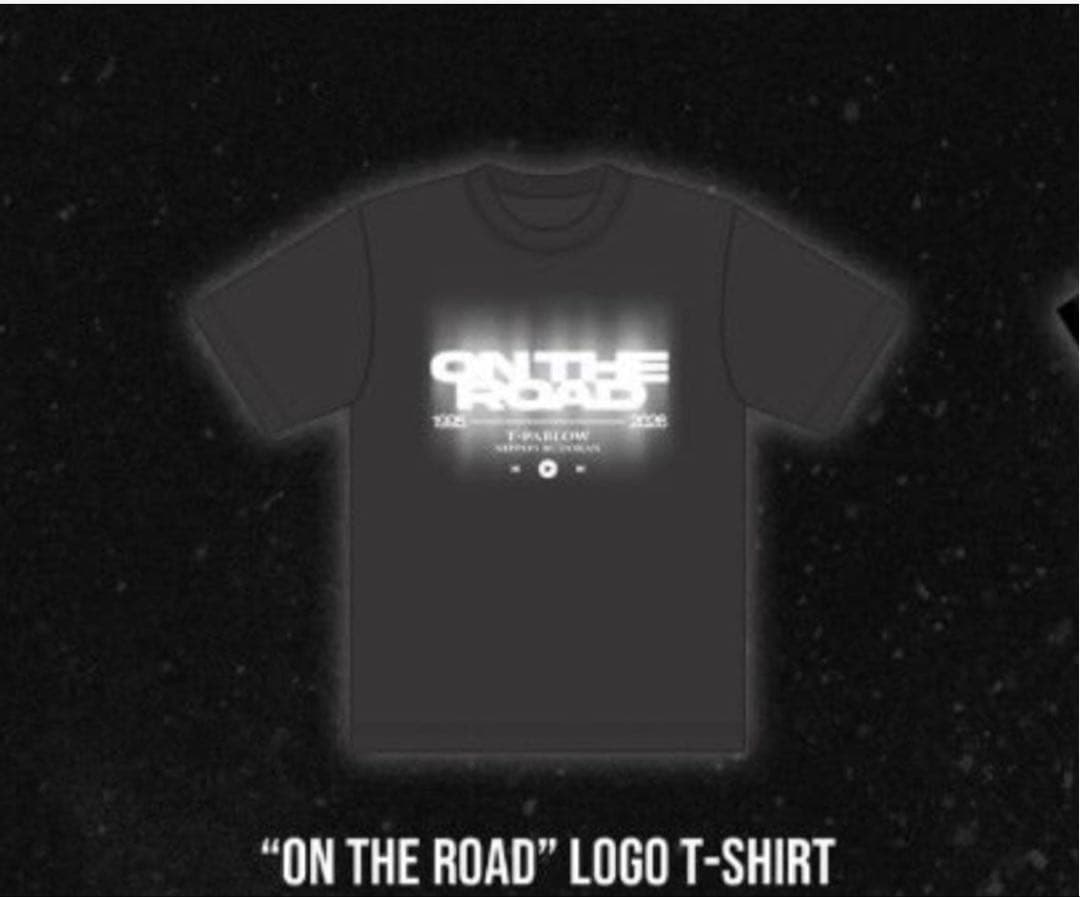 ミュージシャン T-Pablow ON THE ROAD LOGO T-SHIRT