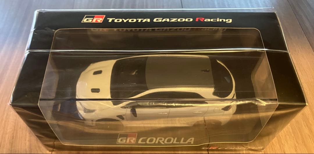 GRカローラ カラーサンプルミニカー プラチナホワイトパールマイカ