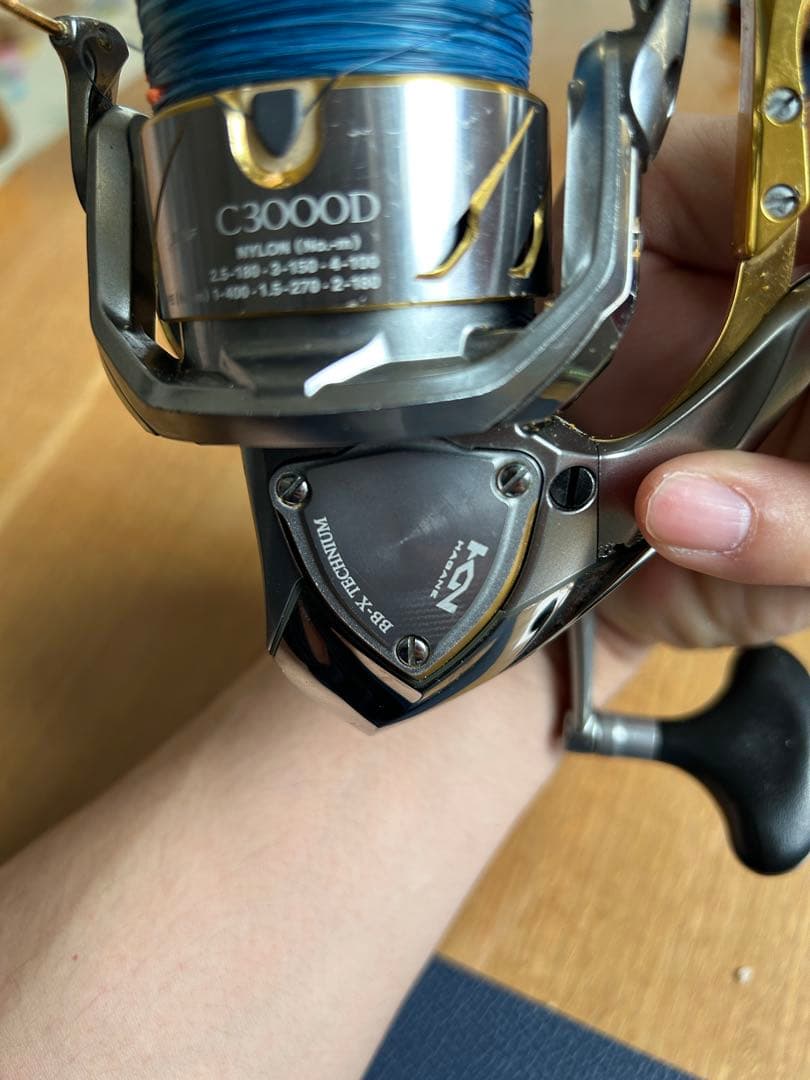シマノBB-X テクニウムC3000DXG S 右ハンドル レバーブレーキリール
