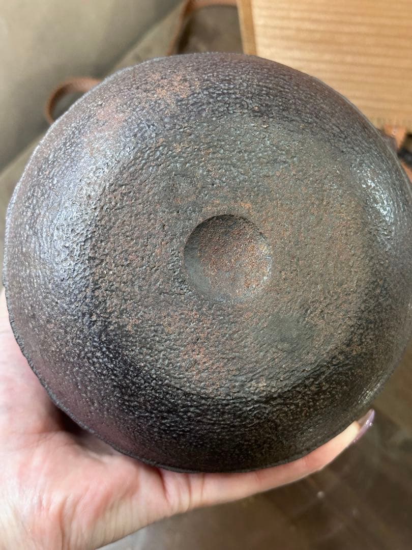 煎茶道具　正寿堂造 萬代屋　鉄瓶　鐵瓶　鉄釜　木箱あり